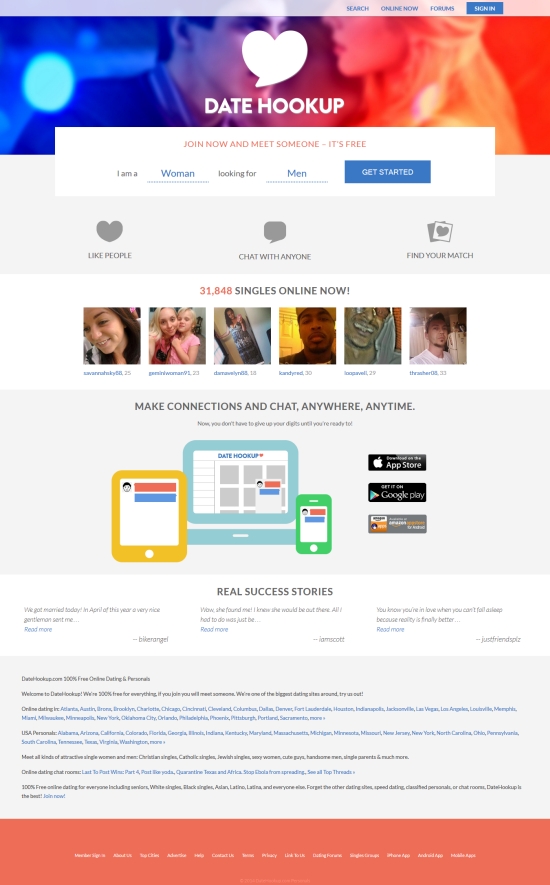 dating site without credit card